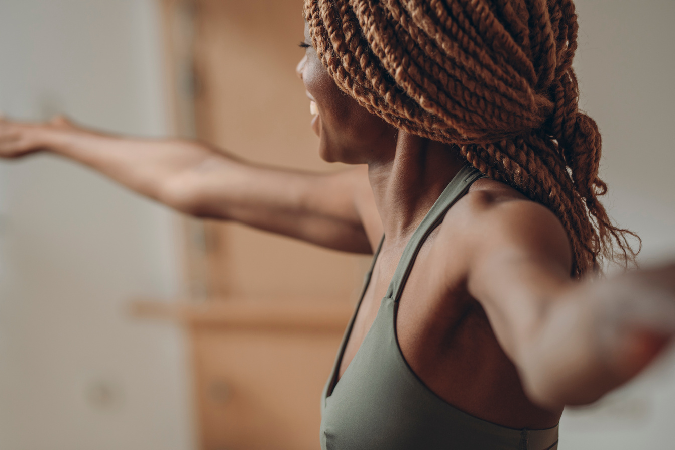 Woman Doing Yoga